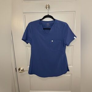 Cherokee Infinity Navy Blue Small Scrub Top